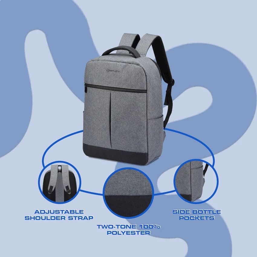 Amplify Ingwe 15.6"Laptop Backpack Black/Charcoal 8