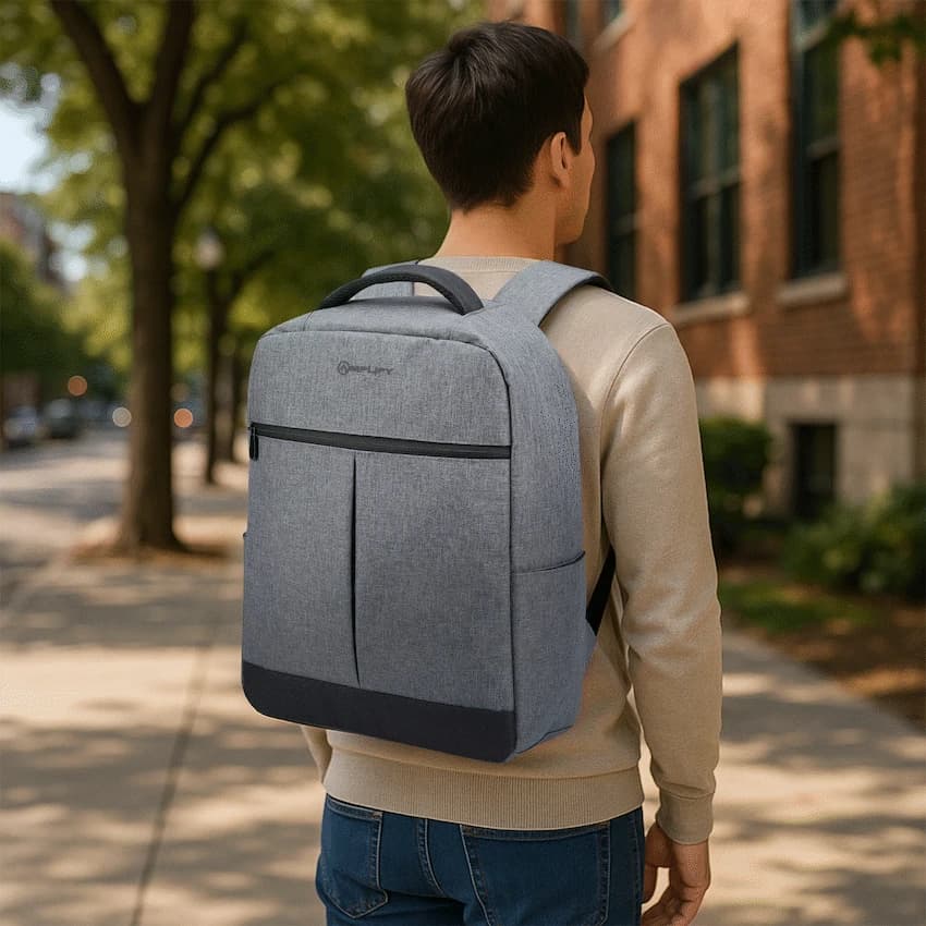 Amplify Ingwe 15.6"Laptop Backpack Black/Charcoal 9