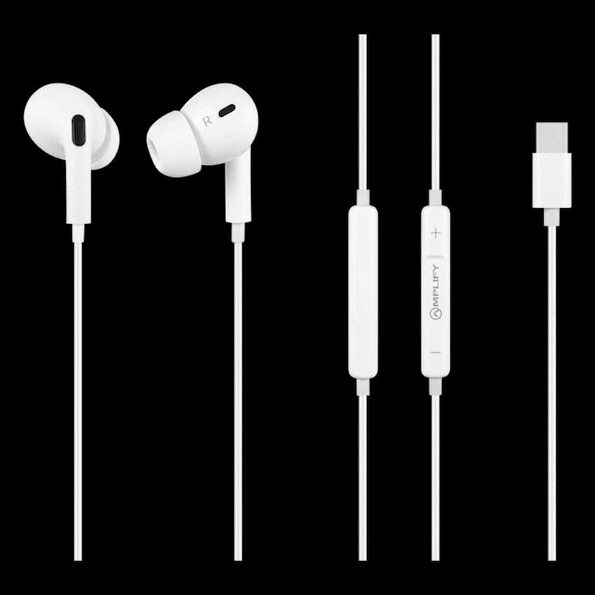 Amplify Soundlink  Type-C Earphone - White 1