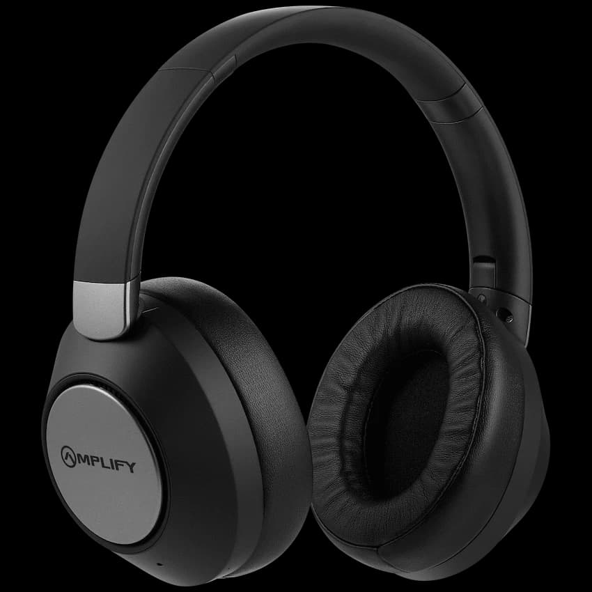 Amplify Onyx Bluetooth Wireless Headphones with ANC - Black 1