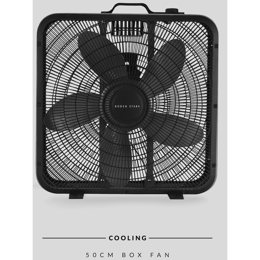 Boden Stark 50cm Box Fan - Black 4