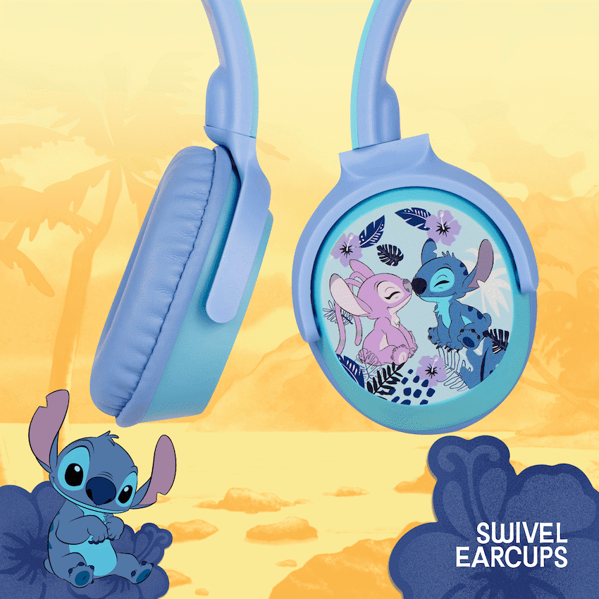Disney Stitch Bluetooth Wireless Stereo Headphones 7
