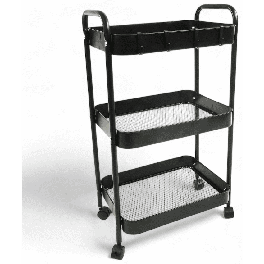 Everfurn Perth Rolling Cart - White 2