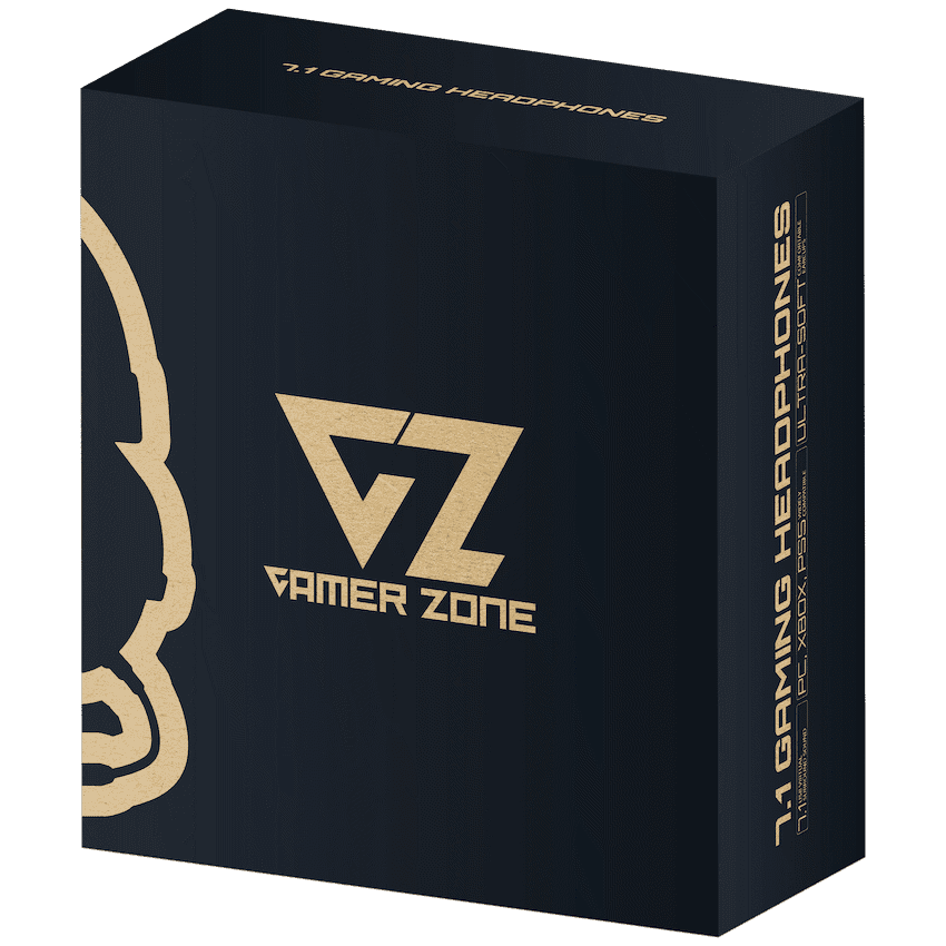 Gamer Zone '' series Pro Gaming Headset - Black & Red 3