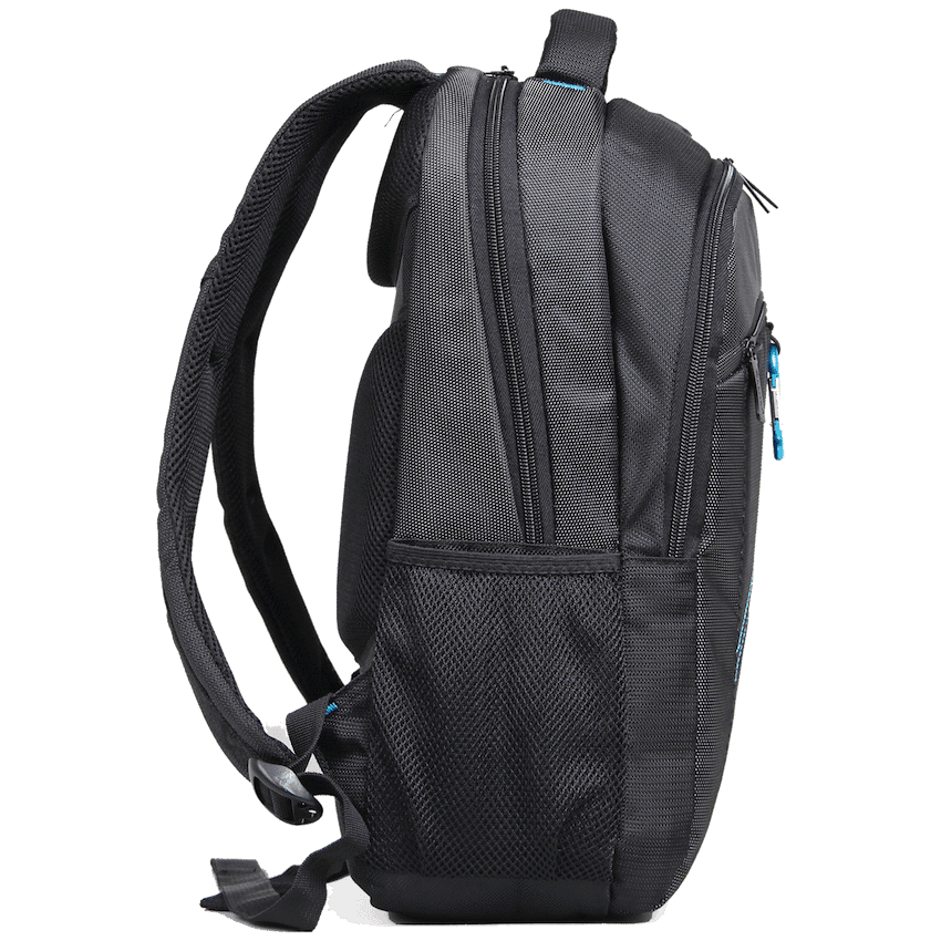 Kingsons 15.6" black laptop backpack with key chain 4