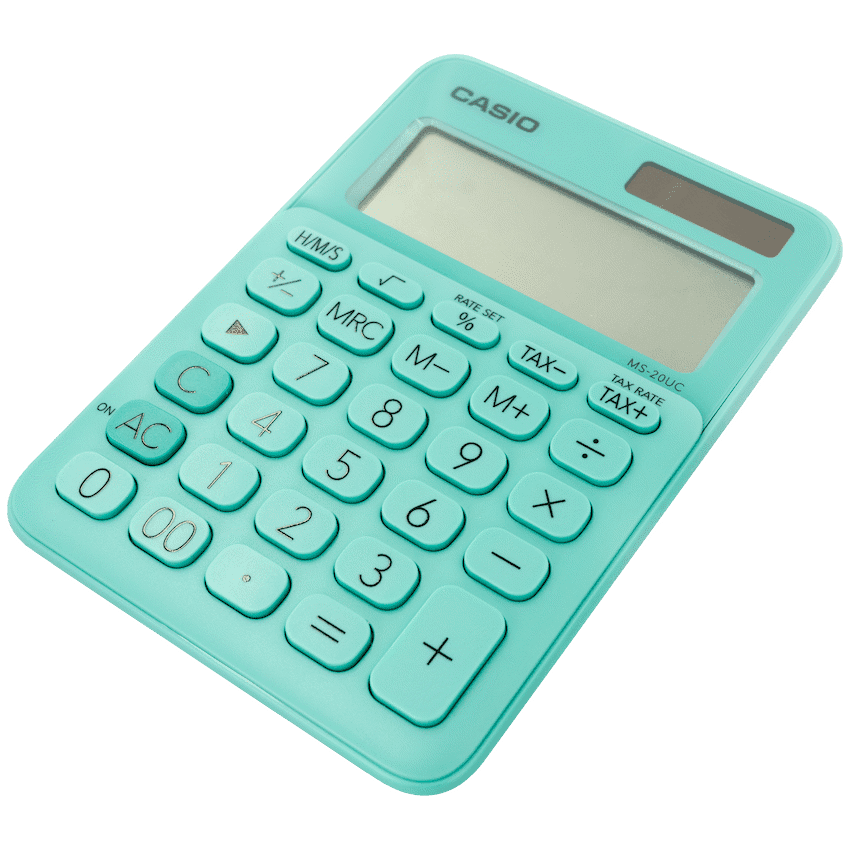 Casio MS-20UC - Desktop calculator 12 Digit - Green 2