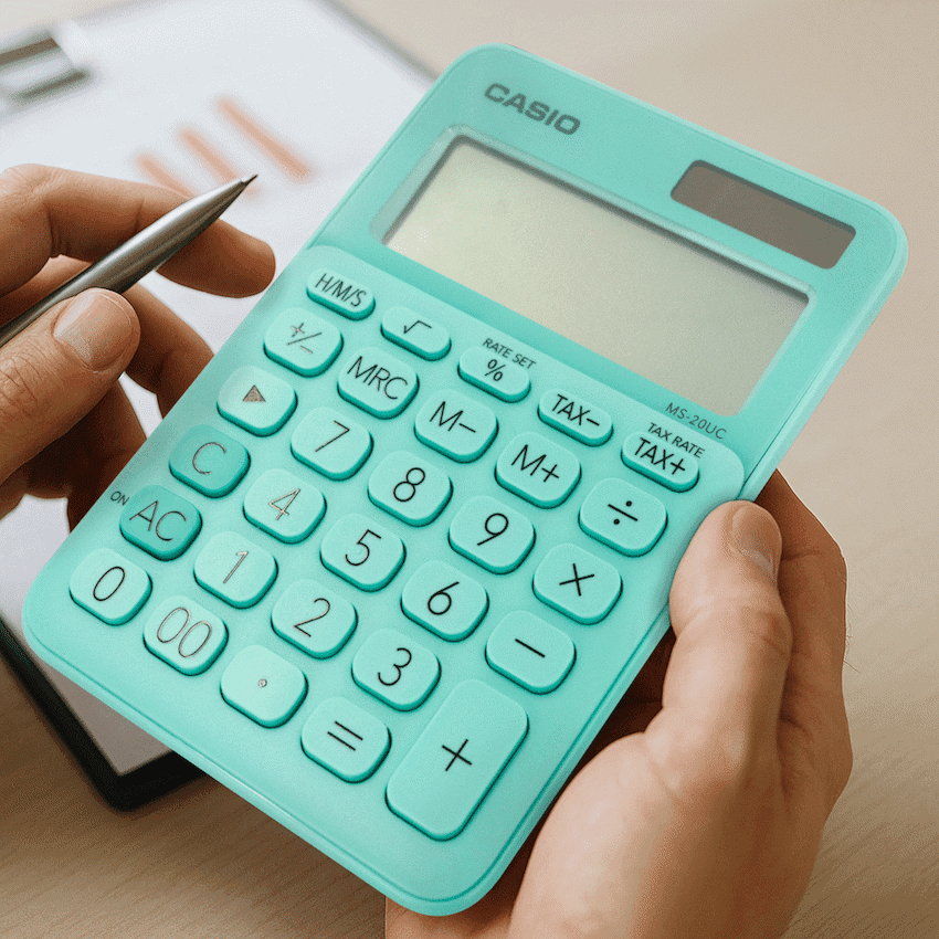 Casio MS-20UC - Desktop calculator 12 Digit - Green 7