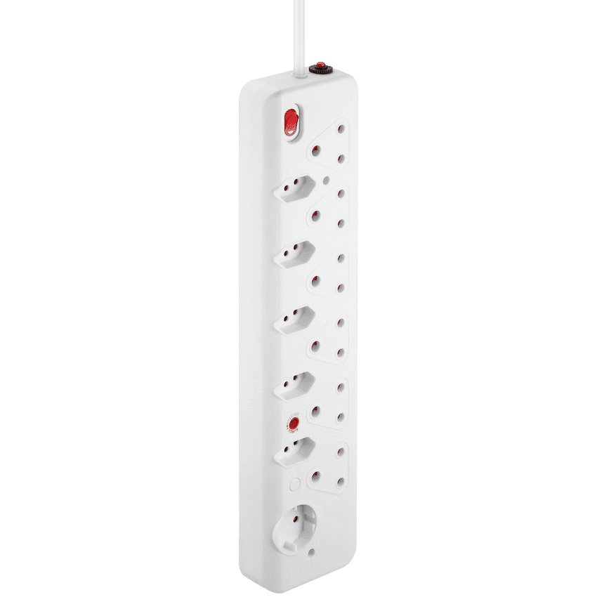Nexon 12-Way Medium Surge Multiplug 0.5m - White 4