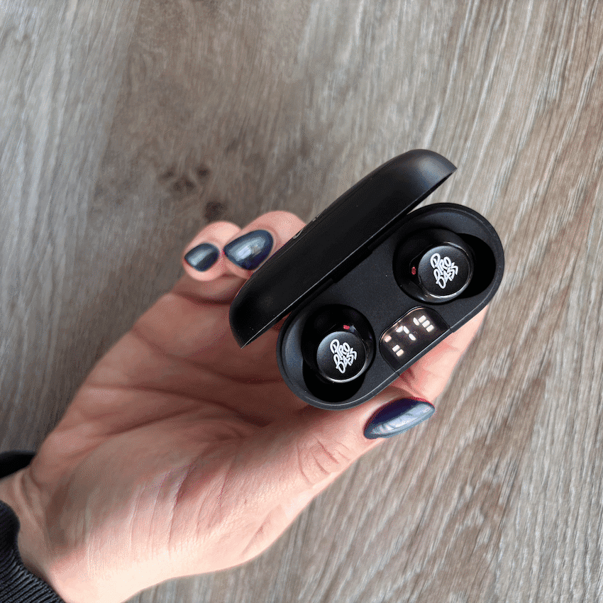 Pro Bass Nova Series TWS Earphone - Black 6