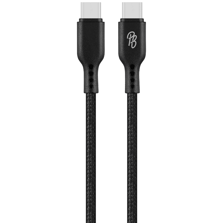 Pro Bass Chord Series 1.2m 30w Type-C to Type-C Braided - Black 2