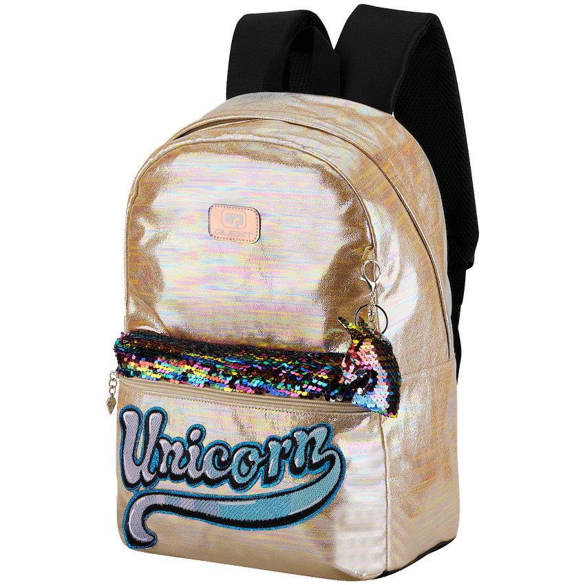 Quest Unicorn Glamour Backpack Gold 3