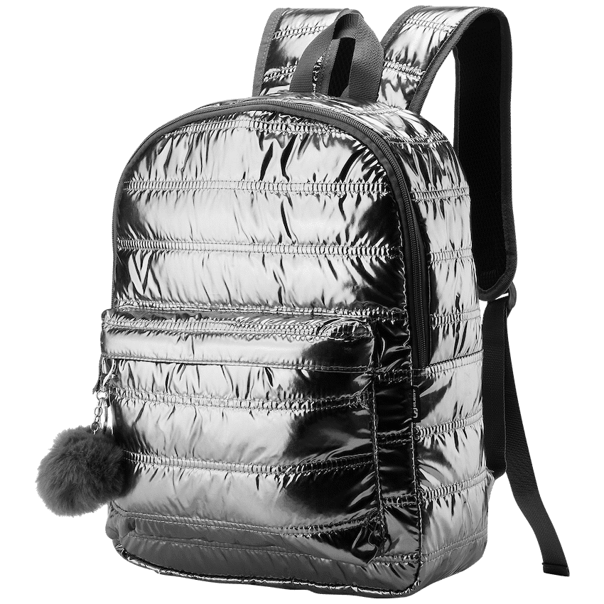 Quest Puffer Backpack Silver 2