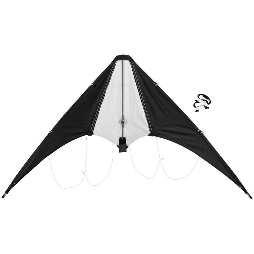 Quest Stitching Delta Stunt Kite 110cm - Black