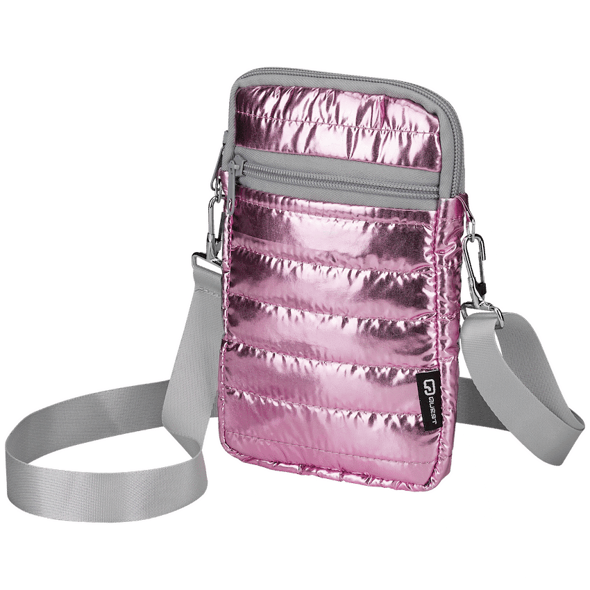 Quest Puffer Cross Body Bag - Pink 2