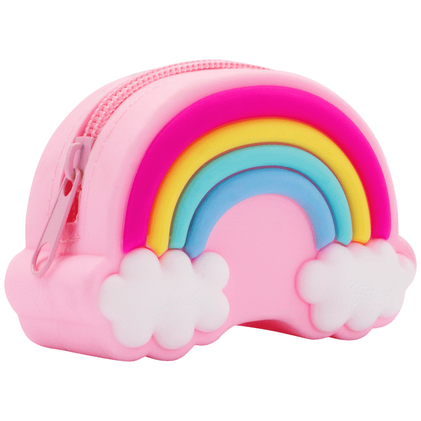 Quest Rainbow Silicone Purse - Pink 2