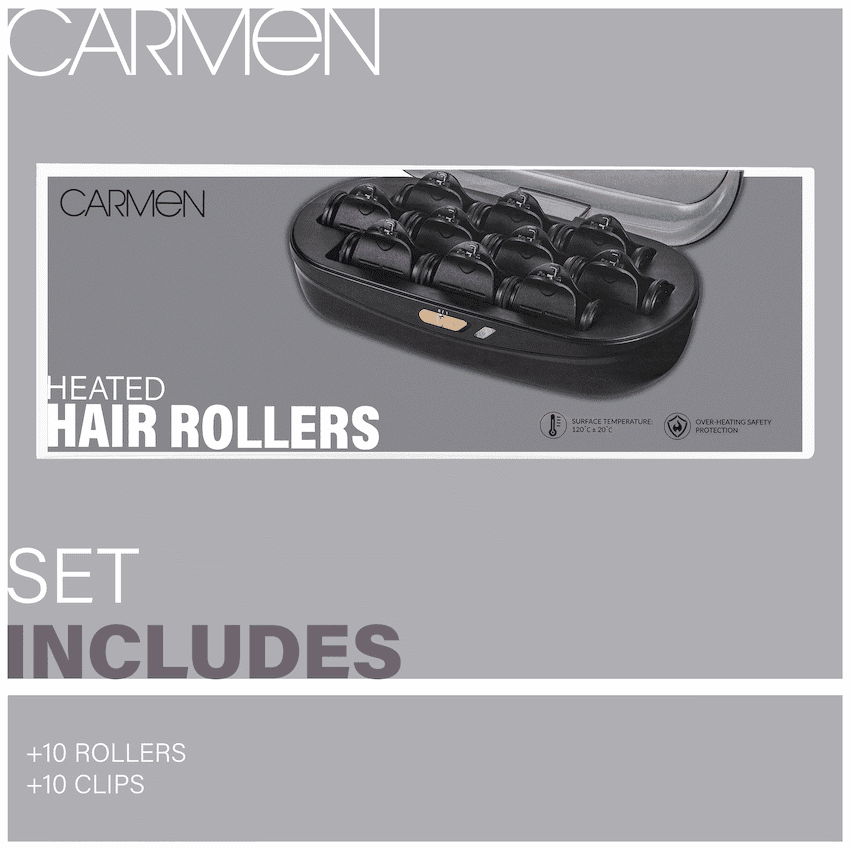 Carmen Heated Hair Rollers 13