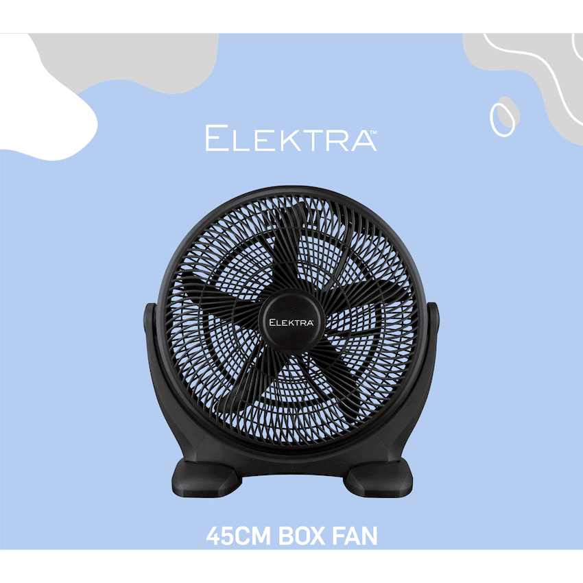 Elektra 45cm Box Fan - Black 6