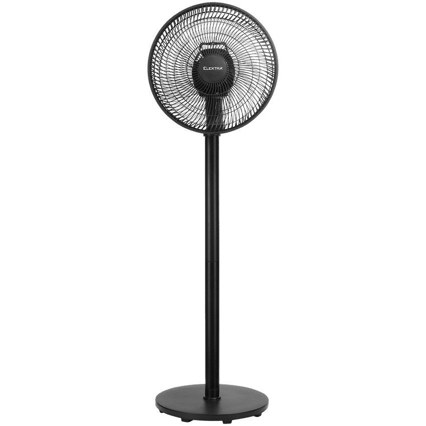 Elektra 30cm Stand Fan - Black 1