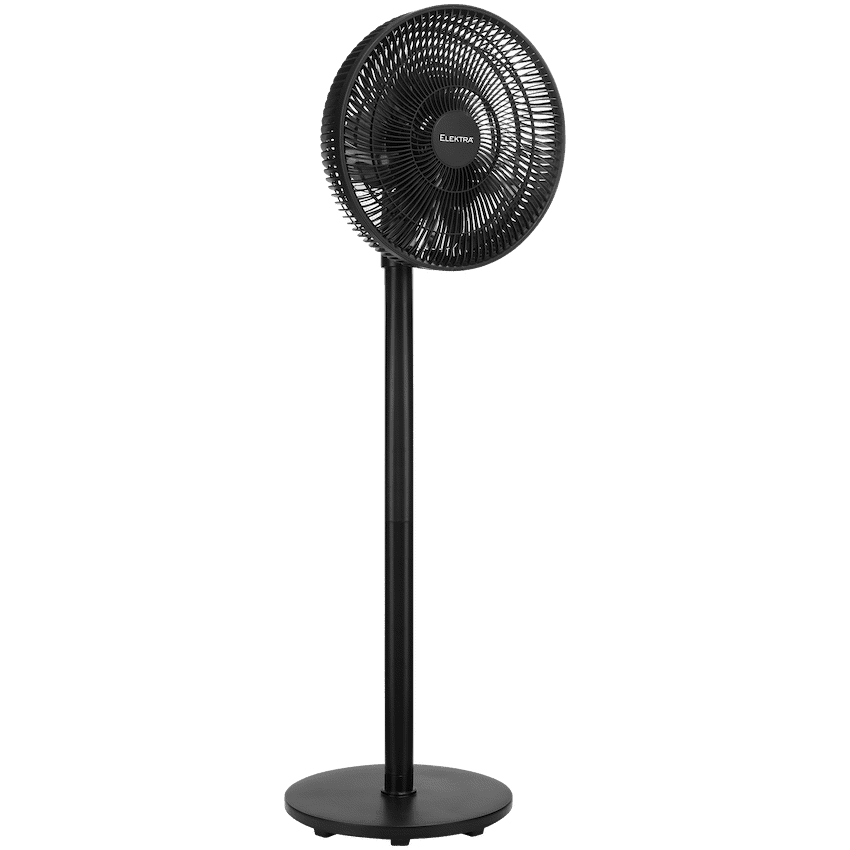 Elektra 30cm Stand Fan - Black 7