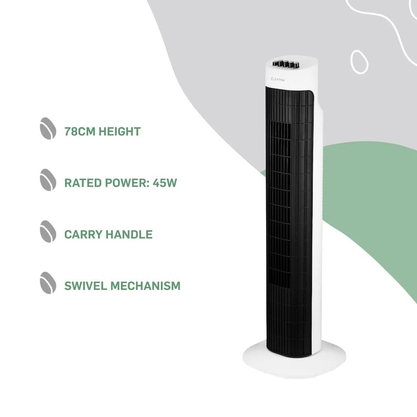 Elektra 78cm Tower Fan 7