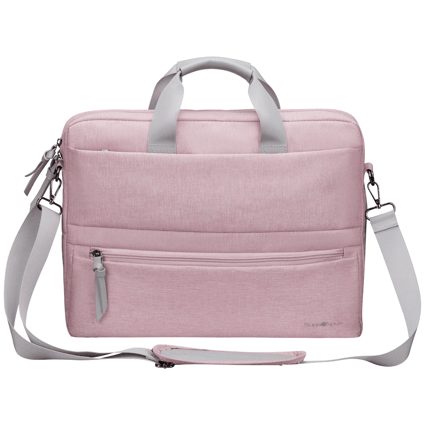 SupaNova Macy 15.6" Laptop Shoulder Bag Pink 1