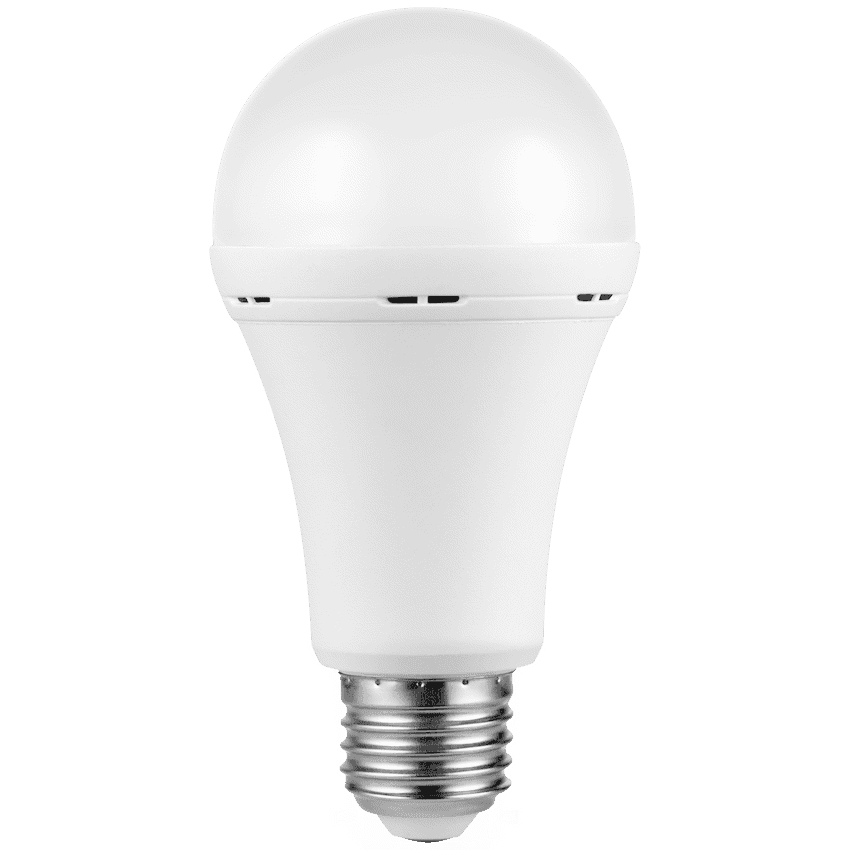 Switched 9w A60 Rechargeable LED Light Bulb - E27 - Warm White 2
