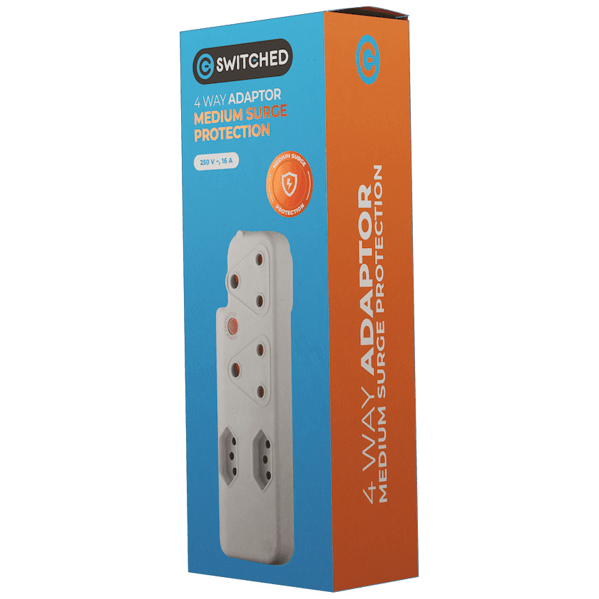Switched 4-Way Medium Surge Adaptor 3