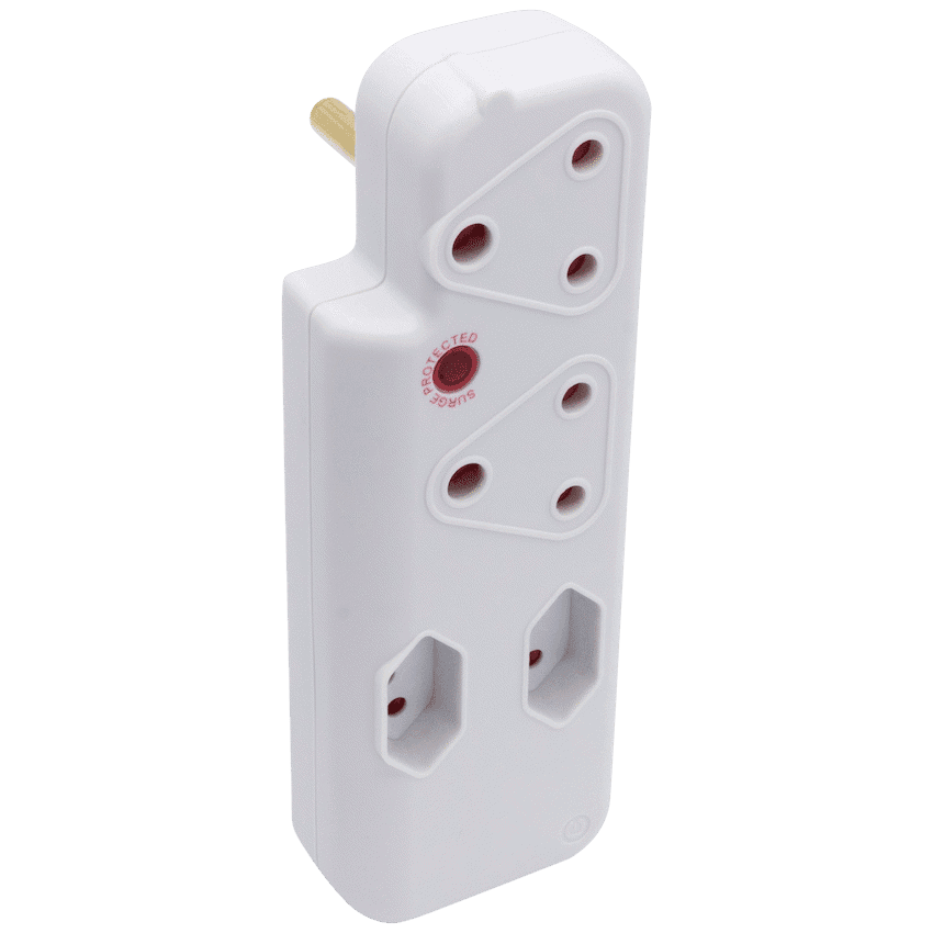 Switched 4-Way Medium Surge Adaptor 7