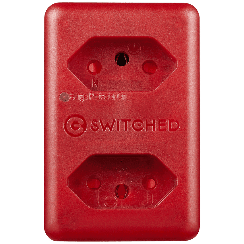 Switched High Surge 2-Way Network Router Safe Adaptor 2