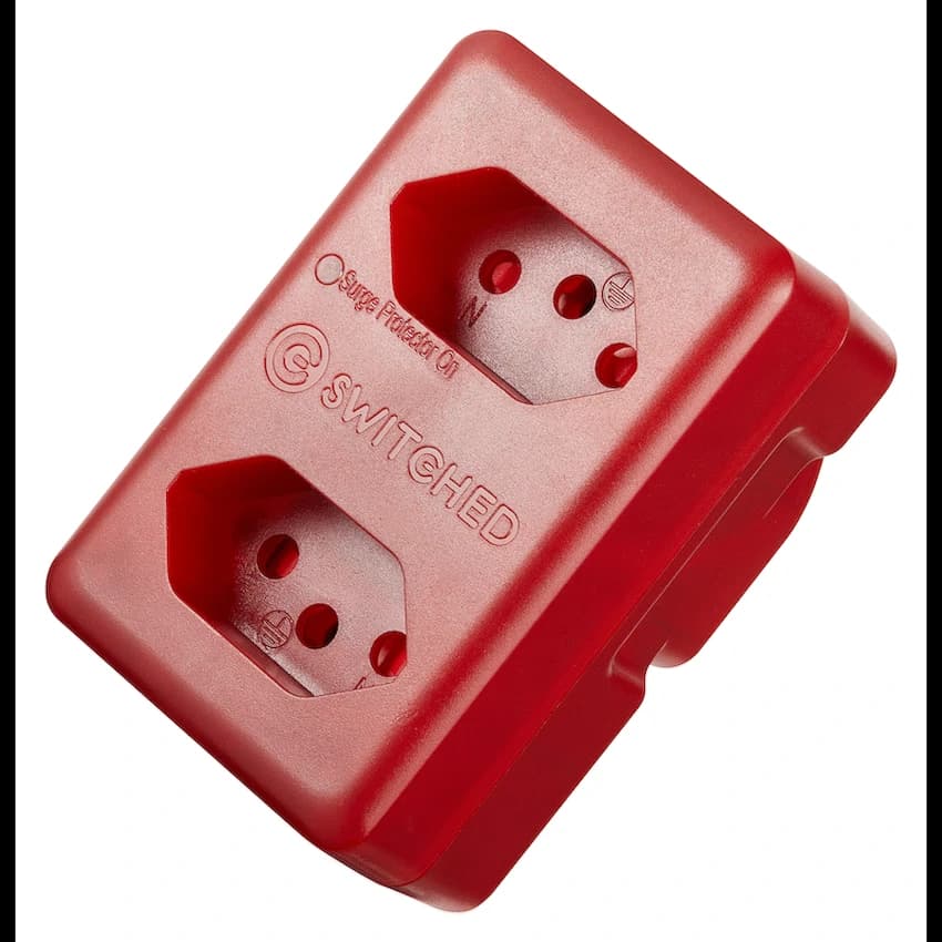 Switched High Surge 2-Way Network Router Safe Adaptor 8