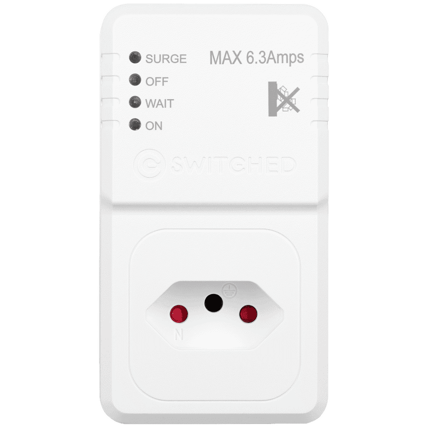 Switched 1-Way TV Surge Adaptor with SANS 164-2 3