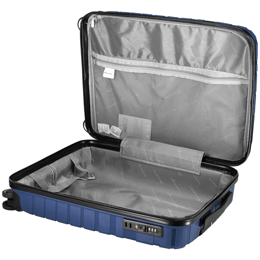 Travelwize Java PP 4-Wheel Spinner 55cm Luggage - Azure 4