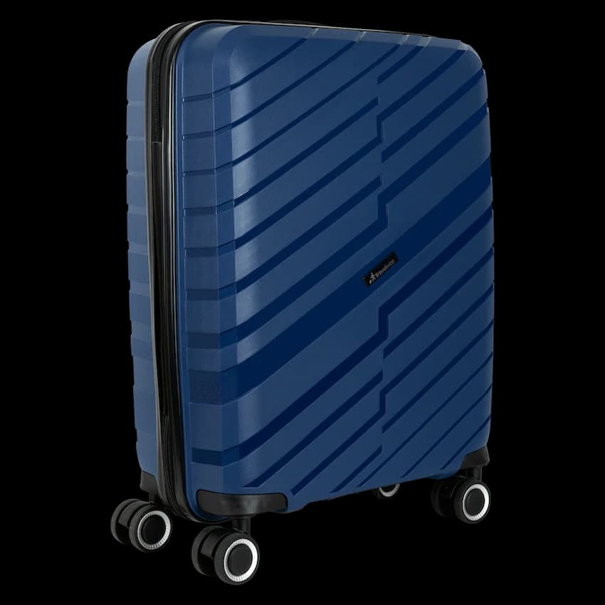 Travelwize Java PP 4-Wheel Spinner 55cm Luggage - Azure 6
