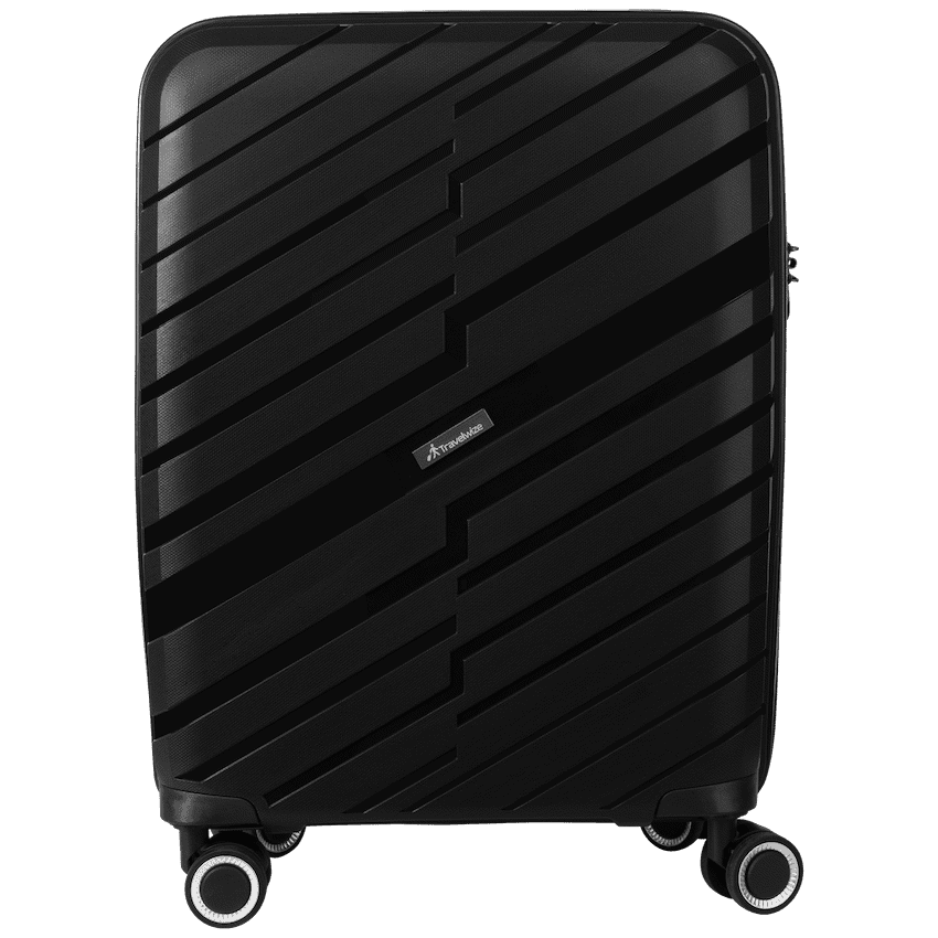 Travelwize Java PP 4-Wheel Spinner 55cm Luggage - Black 1