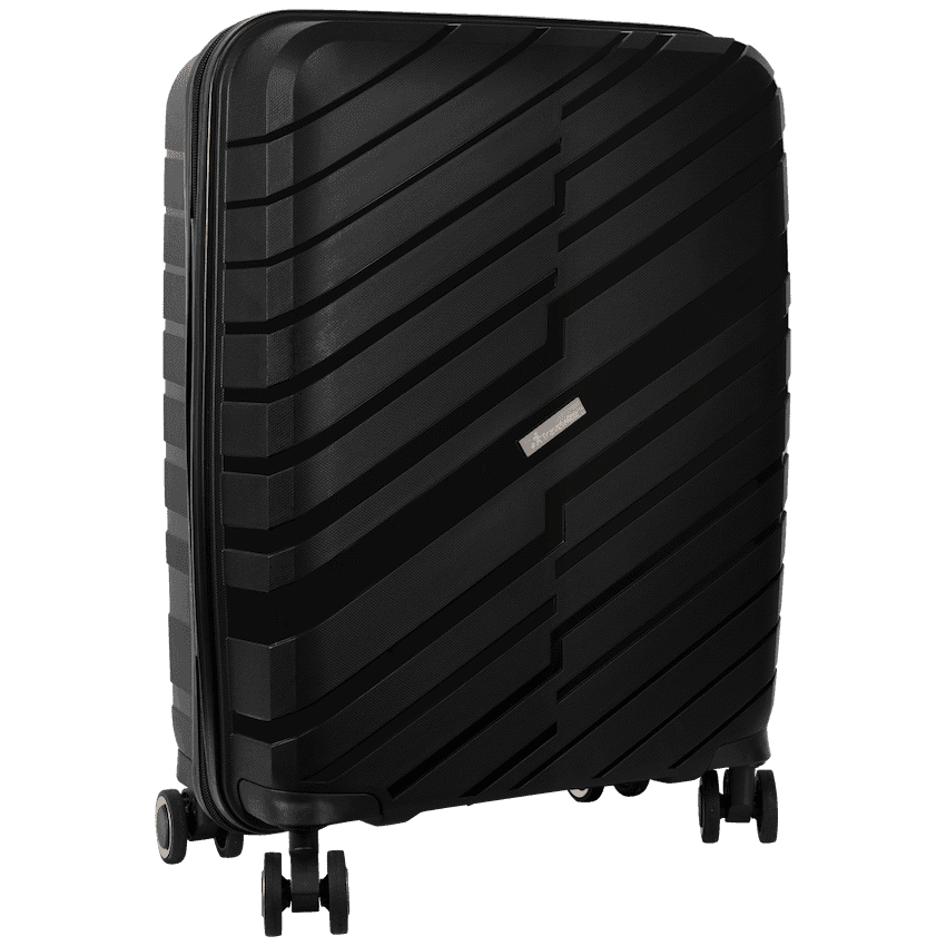 Travelwize Java PP 4-Wheel Spinner 55cm Luggage - Black 3