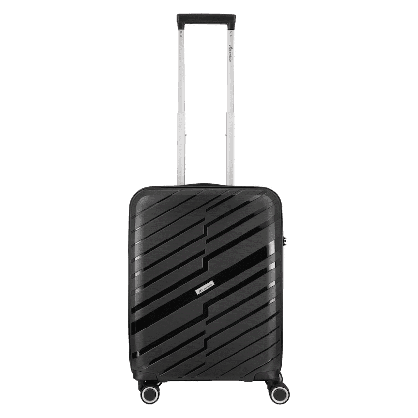 Travelwize Java PP 4-Wheel Spinner 65cm Luggage - Black