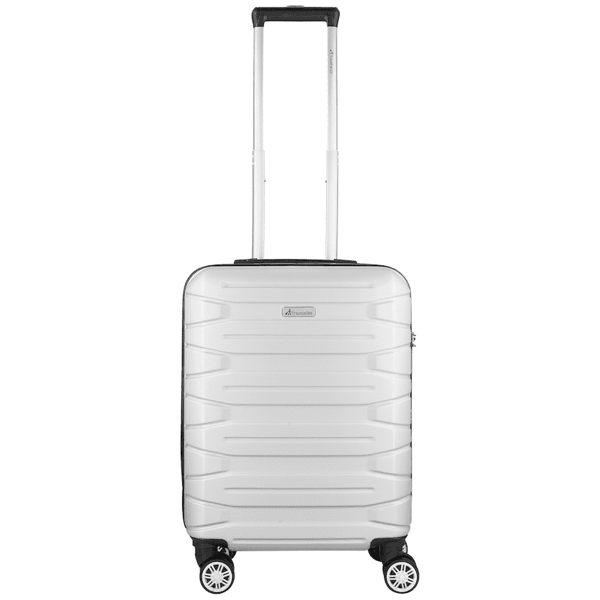 Travelwize Cabana ABS 4-Wheel Spinner 55cm Luggage - Platinum 4