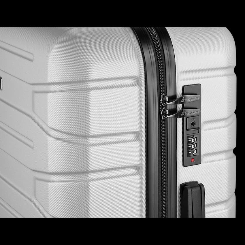 Travelwize Cabana ABS 4-Wheel Spinner 65cm Luggage - Platinum 6