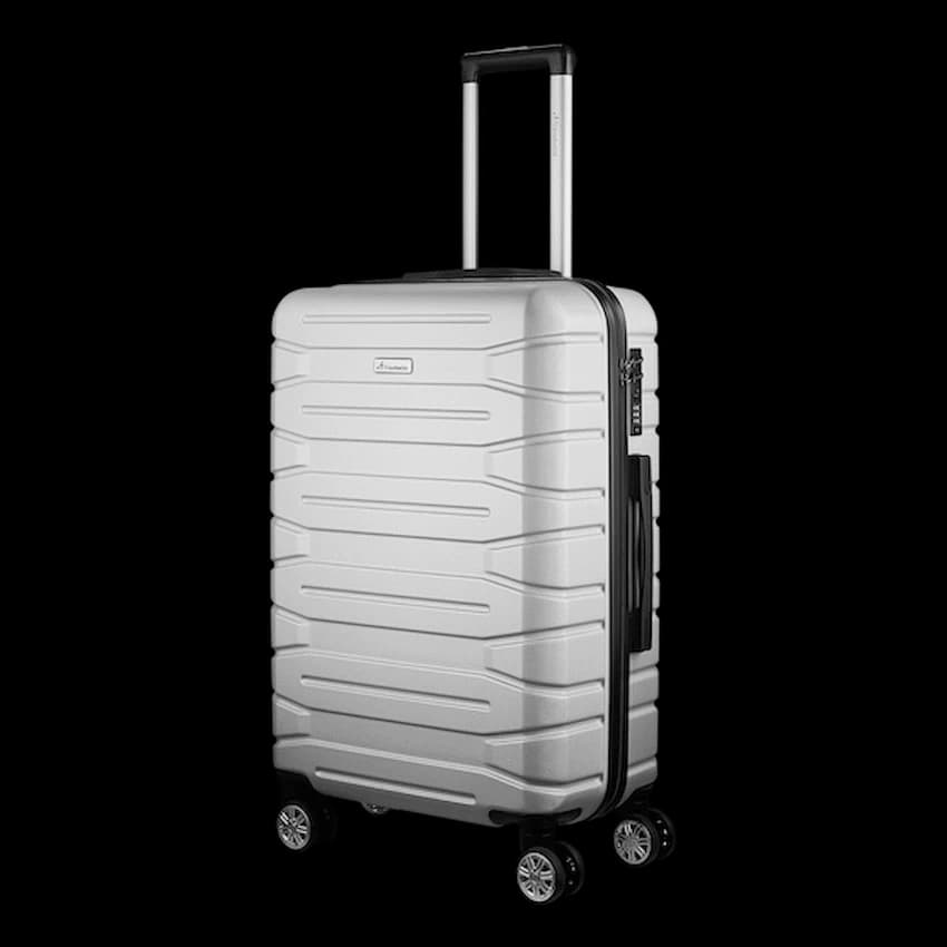 Travelwize Cabana ABS 4-Wheel Spinner 75cm Luggage - Platinum 4