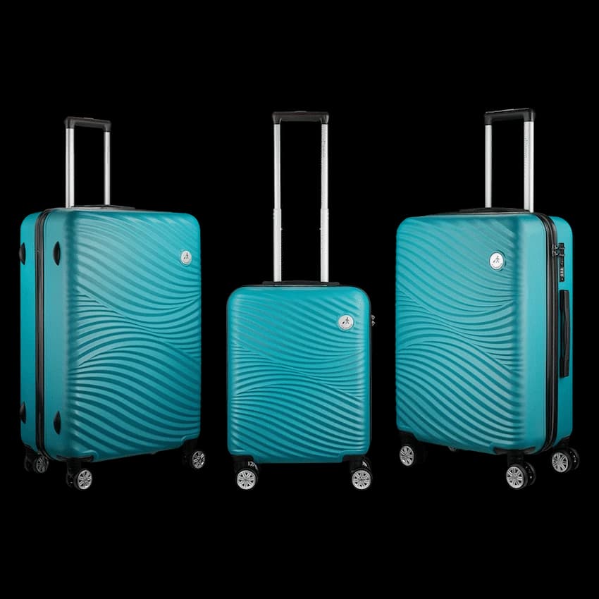 Travelwize Maui ABS 4-Wheel Spinner 55cm Luggage - Ocean 3