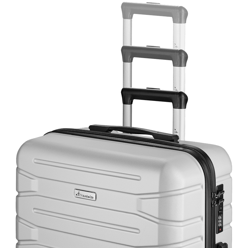 Travelwize Cabana ABS 4-Wheel Spinner 75cm Luggage - Platinum 8