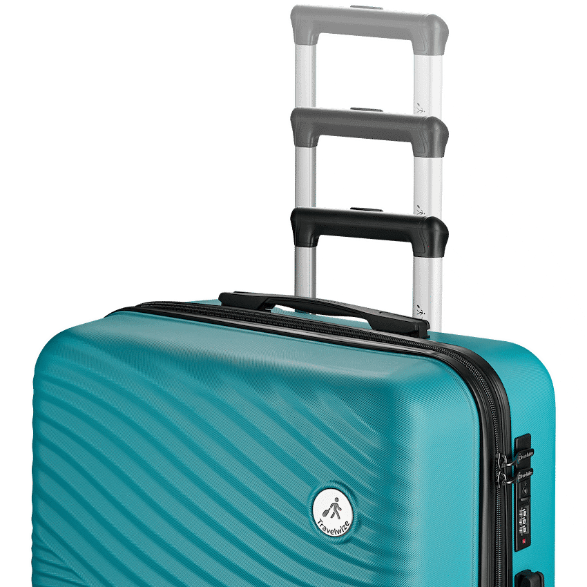 Travelwize Maui ABS 4-Wheel Spinner 55cm Luggage - Ocean 5
