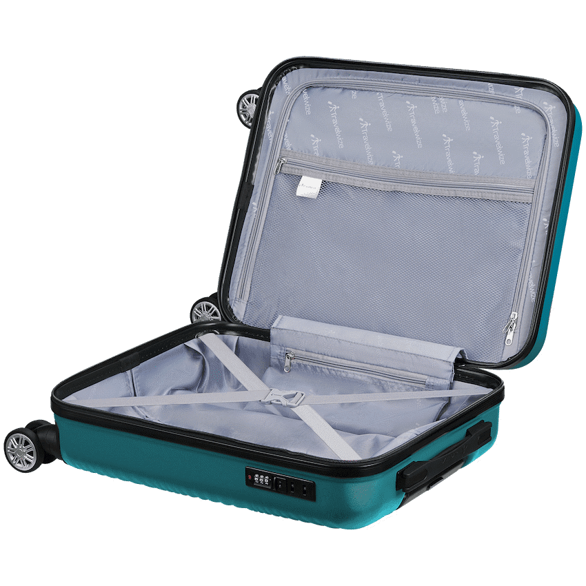 Travelwize Maui ABS 4-Wheel Spinner 55cm Luggage - Ocean 7