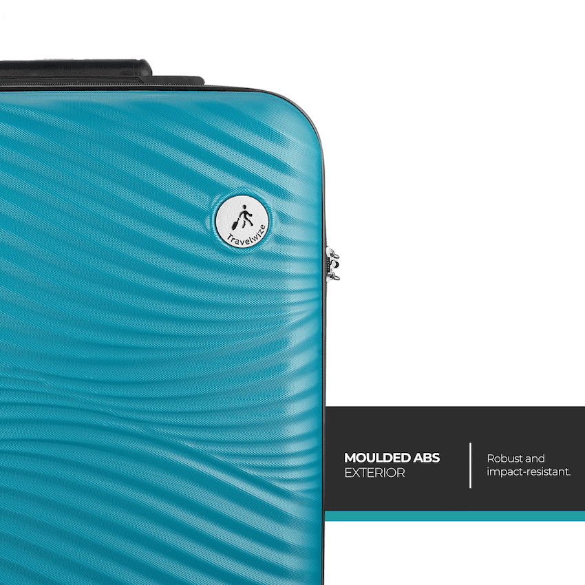 Travelwize Maui ABS 4-Wheel Spinner 55cm Luggage - Ocean 10