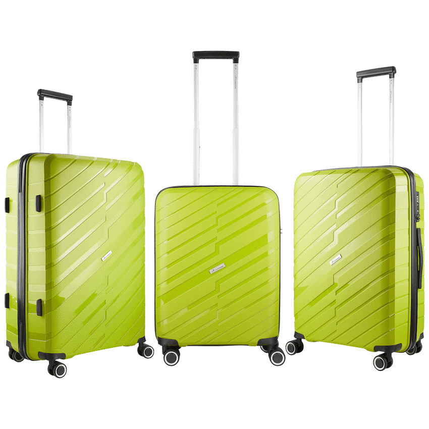 Travelwize Java PP 4-Wheel Spinner 55cm Luggage - Lime 2