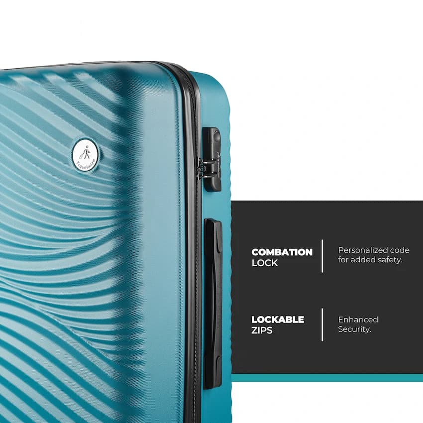 Travelwize Maui ABS 4-Wheel Spinner 75cm Luggage - Ocean 11