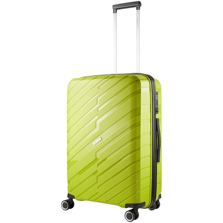 Travelwize Java PP 4-Wheel Spinner 65cm Luggage - Lime 2