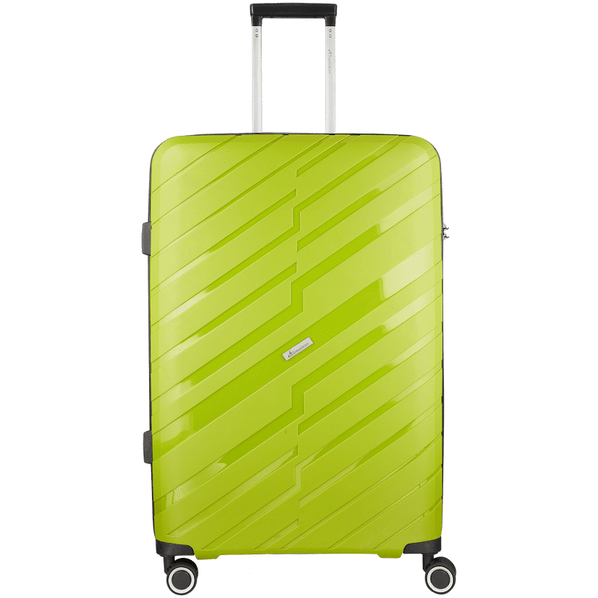 Travelwize Java PP 4-Wheel Spinner 75cm Luggage - Lime 1