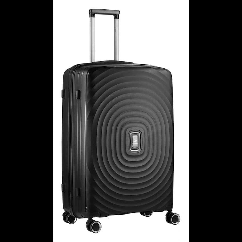 Travelwize Ripple PP 4-Wheel Spinner 55cm Luggage - Black 3
