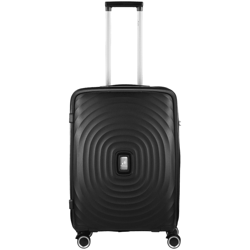 Travelwize Ripple PP 4-Wheel Spinner 65cm Luggage - Black 1